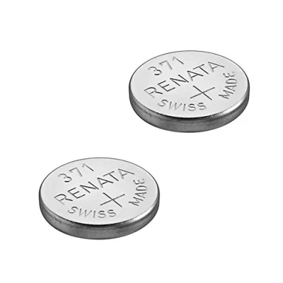 Afbeelding van Renata 2 horlogebatterijen, Zwitsers product, 371 of SR 920 SW, 1,5 V, zilver