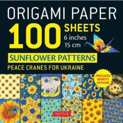 Afbeelding van Origami Paper 100 Sheets Sunflower Patterns 6&quot; (15 cm)