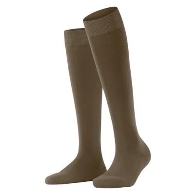 Afbeelding van FALKE Dames kniekousen ClimaWool W KH Lyocell scheerwol lang effen 1 paar, bruin (shitake 5182), 39 40, 39/40 EU