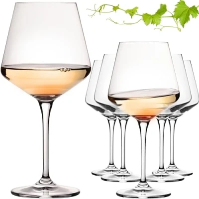 Afbeelding van Imperial Witte wijnglazen 560 ml &#039;Athene&#039; set 6 delig Chardonnay glas van Crystalline vaatwasmachinebestendig
