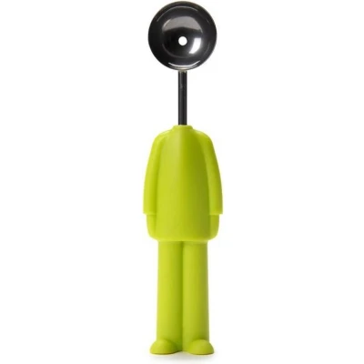 Afbeelding van Monkey Business Meloenlepel Melo Man 3,5 X 2 15 Cm Rvs Groen