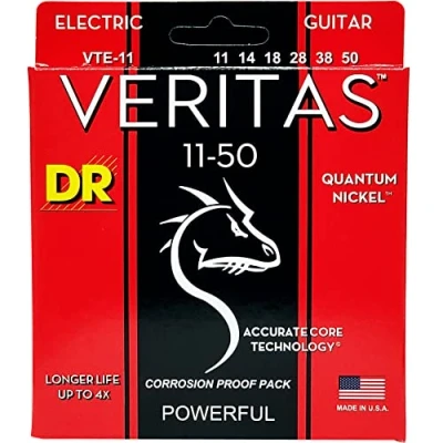 Afbeelding van DR Strings VTE 11 Veritas Heavy 50 elektrische gitaarsnaren