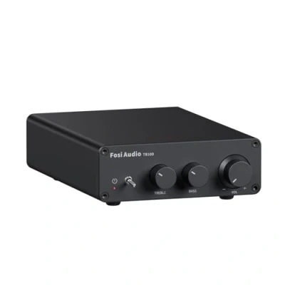 Afbeelding van Fosi Audio TB10D 600 Watt TPA3255 Mini Versterker HiFi Stereo Klasse D Geïntegreerde 2 Kanaals Digitale Ontvanger voor Passieve Home Luidsprekers met Treble en Bass Controle