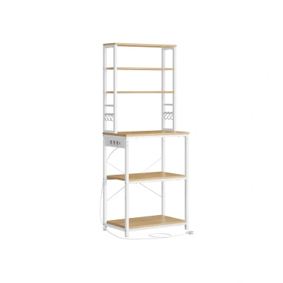 Afbeelding van Keukenplank Opbergrek Plank Extra gemak met stopcontacten 40 cm x 60 167