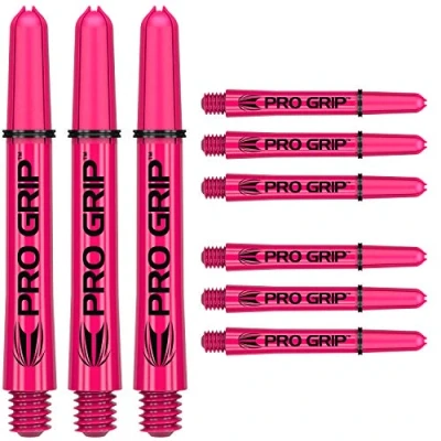 Afbeelding van Target Darts 3 x Sets van Roze Pro Grip Schacht Middel 9 in Totaal