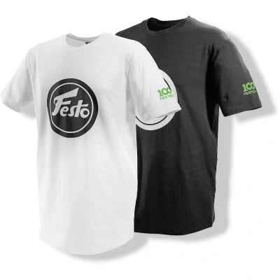 Afbeelding van Festool SH FT3 M/2 100Y 100 jaar T shirt Jubileumeditie, maat M 578394