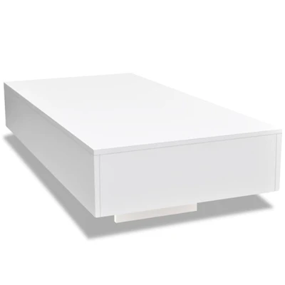 Afbeelding van vidaXL Salontafel hoogglans wit