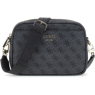 Afbeelding van GUESS Schoudertas Vikky II Camera Crossbody Coal Donkergrijs