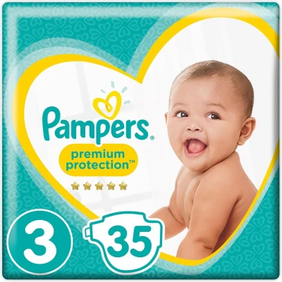 Afbeelding van Pampers Baby Dry Maat 3, 2x35 stuks