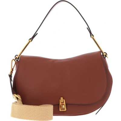 Afbeelding van COCCINELLE Leren Schoudertas Magie Selleria Handbag Brule Bruine