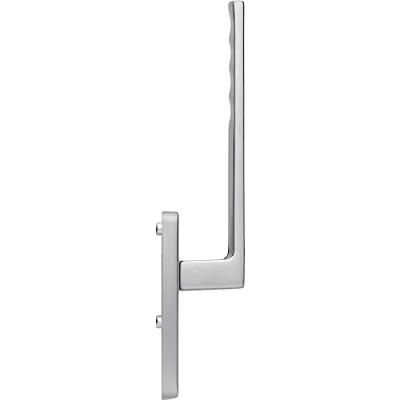 Afbeelding van HOPPE 11850322 Toulon hefdeurgreep binnen UG, lengte 253, aluminium, perforatie: ongeperforeerd roestvrij staalkleurig mat
