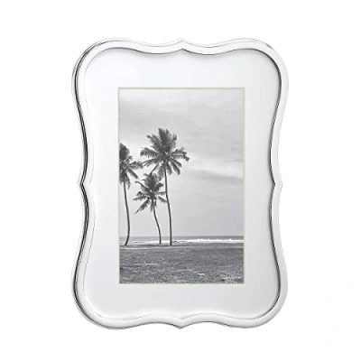 Afbeelding van Kate Spade New York Crown Point 4&quot; X 6&quot; Frame, verzilverd zinklegering, zilver, 1 pond