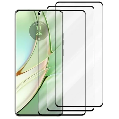 Afbeelding van Cadorabo Screenprotector geschikt voor Motorola MOTO E13 Pantser film Beschermende in KRISTALHELDER Geharde (Tempered) display beschermglas 9H hardheid met 3D Touch