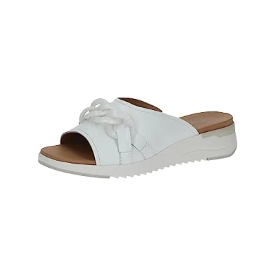 Afbeelding van Caprice Pantoletten Muiltjes White nappa, Dames, Maat: 41, nappa Leer