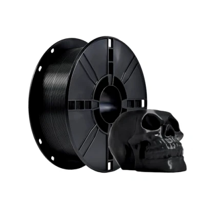 Afbeelding van iBOSS PETG filament 1,75 mm, dikke taaiheid, 3D printerfilament, 1 kg spoel, maatnauwkeurigheid +/ 0,02 printfilament voor printers, PETG, zwart