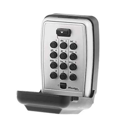Afbeelding van Master Lock Wandmontage Key Box met drukknop combinatieslot, Outdoor voor huissleutels, Sleutelkluis 5 Capacity, 5423D