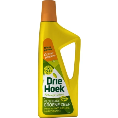 Afbeelding van Driehoek Groene Zeep Oranjebloesem 725ML