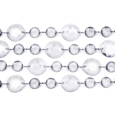 Afbeelding van Partydeco Kristallen slinger, kleurloos, 1m (1 pkt / 1 st.)