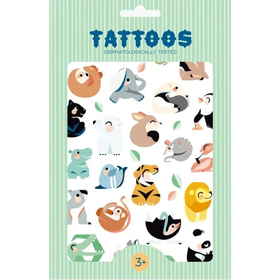 Afbeelding van Petit monkey tattoos wild animals