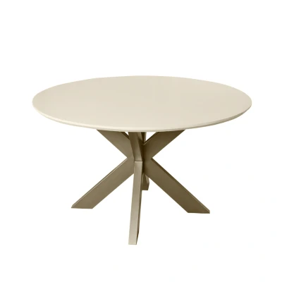 Afbeelding van Starfurn Eettafel Madison ø110 cm zand Hout