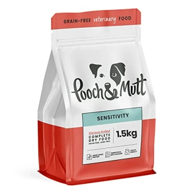 Afbeelding van Pooch &amp; Mutt Veterinary Diet hondenvoer (graanvrij), gevoeligheid, 1,5 kg