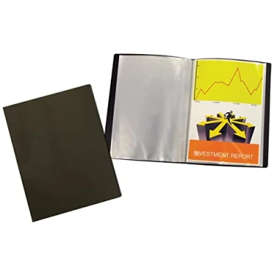 Afbeelding van Showalbum, A4, 20 Tassen, Zwart Showalbum
