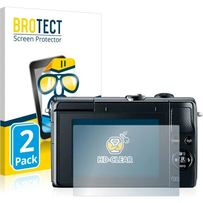 Afbeelding van BROTECT (2 Stuks) Schermbeschermer voor Canon EOS M100 Screen Protector Transparant