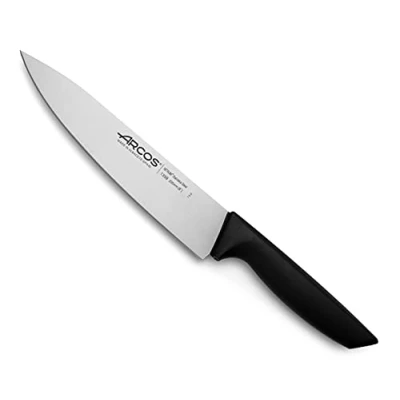 Afbeelding van Arcos 135800 serie Niza koksmes lemmet nitrum roestvrij staal 200 mm handvat polypropyleen kleur zwart