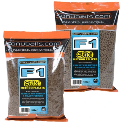 Afbeelding van Sonubaits F1 Stiki Method Pellets 650g Maat : 4mm