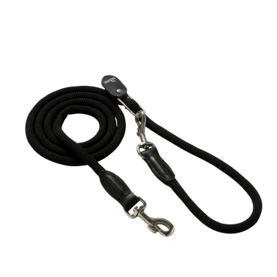 Afbeelding van Hunter Variolijn Freestyle Nylon Rond Hondenriem Zwart