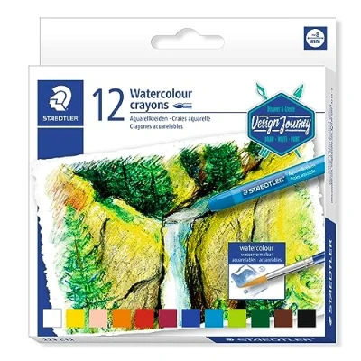 Afbeelding van Staedtler Karat aquarelkrijtjes set 12 st 223 C12