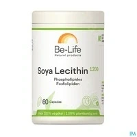 Afbeelding van Be Life Soya lecithin 1200 60 capsules