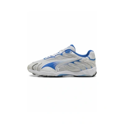 Afbeelding van Puma Inhale Unisex Sneakers laag Feather gray team royal, Maat: 45, royal Textiel