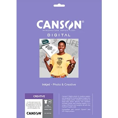 Afbeelding van CANSON 204567480 T shirt inkjet transferfolie, 140 g/m2