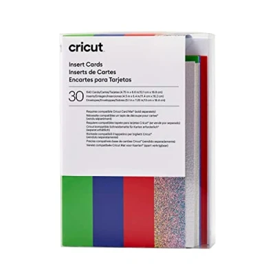 Afbeelding van Cricut Insert Cards Rainbow R40 Kaartenset Rood, Blauw, Groen