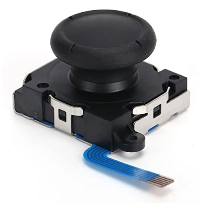 Afbeelding van Controller Joystick Vervanging Analoge Thumb Sticks Knop Module Vervangende Thumbsticks voor Switch Joycon/Lite Duurzaam en Comfortabel in Gebruik(zwart)