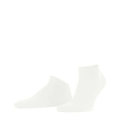 Afbeelding van FALKE ClimaWool temperatuurregulerend vochtregulerend duurzaam lyocell merinowol sneakersokken heren wit Maat 41 42