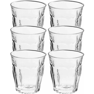 Afbeelding van 6x Koffie/espresso/whiskey glazen transparant Picardie 160 ml Koffie en theeglazen