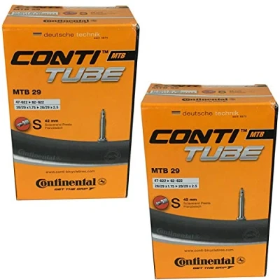 Afbeelding van Continental 29&quot; x 1,75 2,5 mountainbike binnenbanden met 42 mm Presta ventiel (paar)