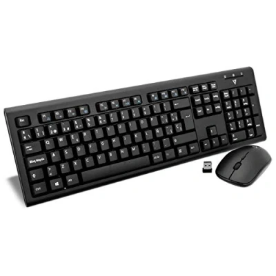 Afbeelding van Toetsenbord en muis V7 CKW200ES Spaans QWERTY