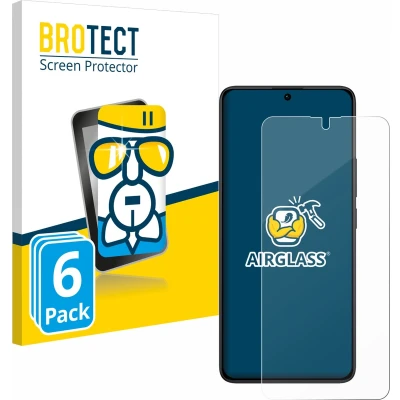 Afbeelding van BROTECT Screenprotector voor Xiaomi Redmi Note 13 Pro 4G Folie Beschermfolie Beschermglas transparant (6 Stuks)