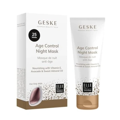 Afbeelding van GESKE Ago Control Night Mask Gebruik Met Sonic Warm &amp; Cool vitamine E, avocado en zoete amandelolie Verrijkende formule Nachtelijk huidherstel Voor droge huid Vegan