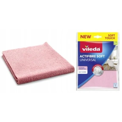 Afbeelding van Vileda Handdoek ACTIFIBRE Soft 1 st reinigt, absorberend, streep en druppelvrij