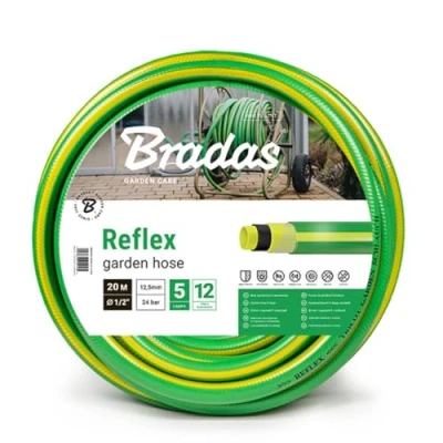 Afbeelding van 1,12/m tuinslang waterslang 3/4 inch 25 m, REFLEX, 3 laags, bestand tegen verdraaien