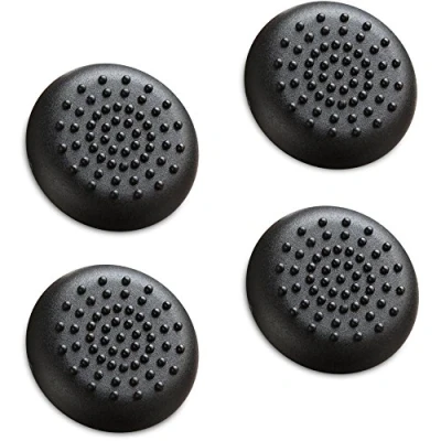 Afbeelding van Fosmon Silicone Thumb Grip Caps for Xbox One and X Black 4 pieces / 2 pairs