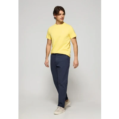 Afbeelding van Polo Club Tshirt basic, Heren, Maat: Medium, Butter