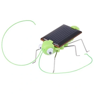Afbeelding van Solar Toy, Mini Magic Energy Powered Cockroach/Grasshopper Novelty Tricky Intelligence Toys Funny Gift for Children (Grasshopper)