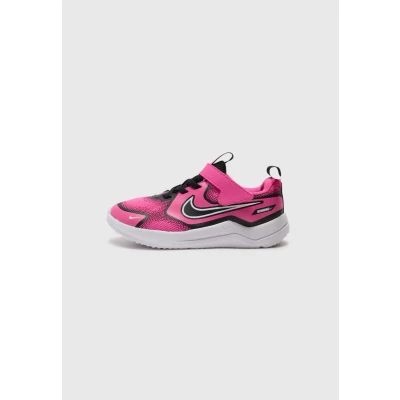 Afbeelding van Nike Performance Cosmic Unisex Hardloopschoenen voor op de weg kinderen, Maat: 19.5, Laser fuchsia/white/black Textiel/ synthetisch