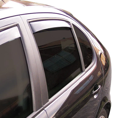 Afbeelding van ClimAir Zijwindschermen Master Dark (achter) passend voor Suzuki Swift MK6 5 deurs 2005 2010