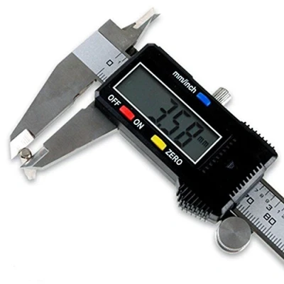 Afbeelding van ZJchao schuifmaat, digitale micrometer, 200 mm, waterdichte schuifmaat met lcd display, voor huishoudelijk en industrieel meten